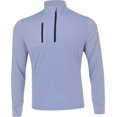 thumbnail image 1 of Callaway Aquapel Lightweight Mixed Media 1/4 Zip Chambray Heather Outerwear Men, 1 of 3