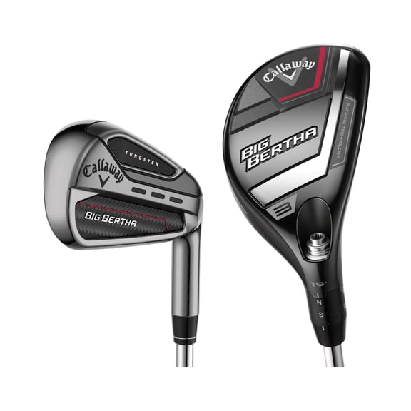 Callaway Golf Big Bertha 23' Hybrid Combo Irons (4H/5H, 6-PW), Graphite Senior - Right-Handed