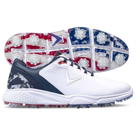 Callaway Golf Coronado v2 Shoes White/Blue/Red Size 8 Medium