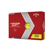 Callaway Chrome Soft 22 Triple Track Golf Balls, 12pk Yellow