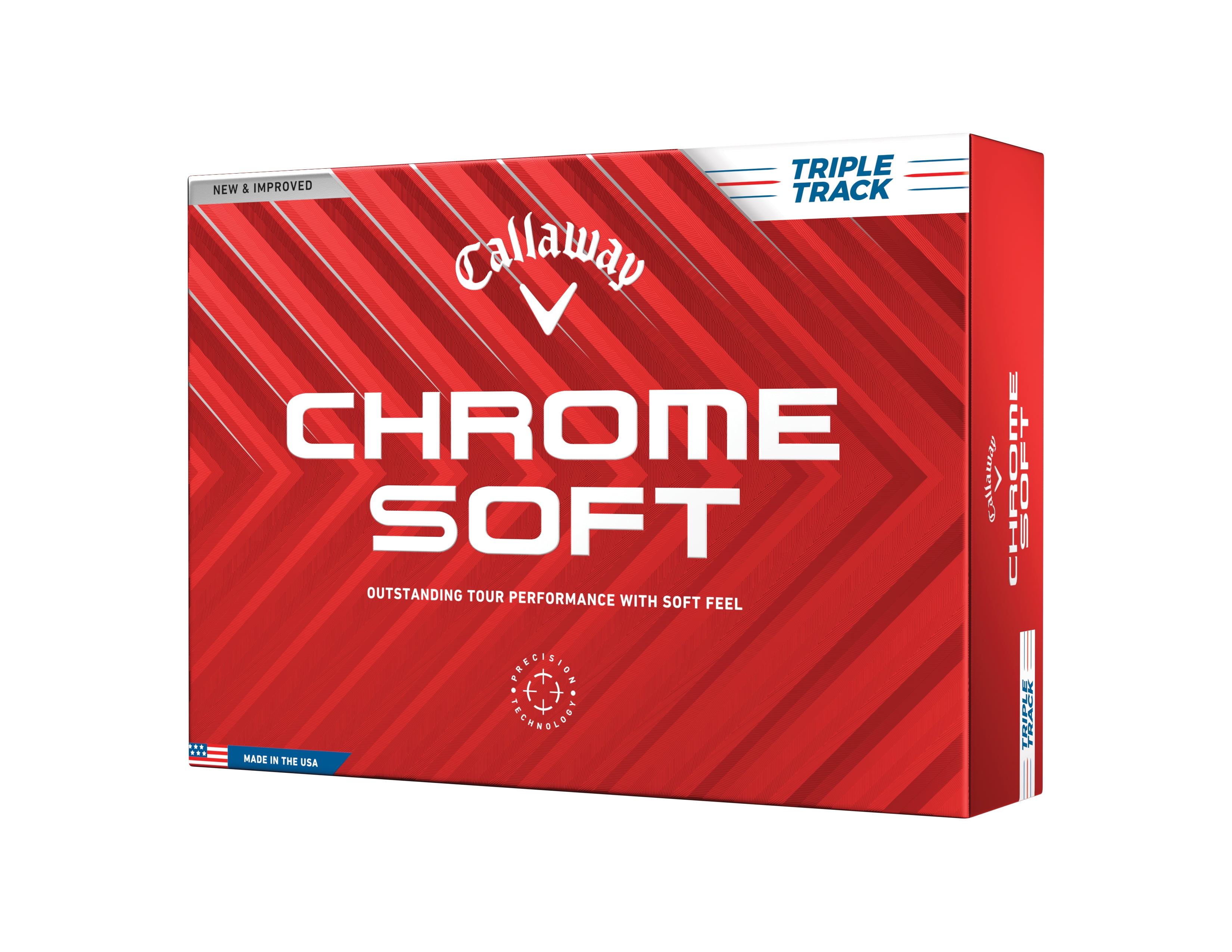 Callaway Chrome Soft 2024 Triple Track Golf Balls 12pk, White