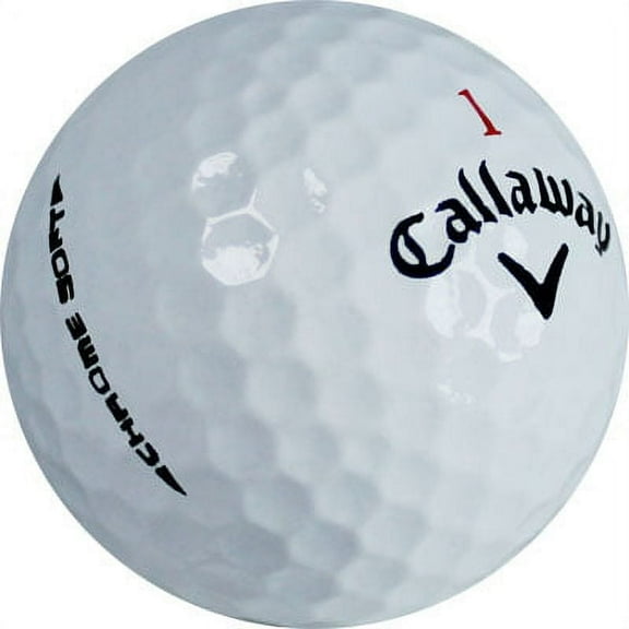 Callaway Chrome Soft White Refinished Golf Balls 12 Pack by GBM Golf – Premium Performance Golf Balls