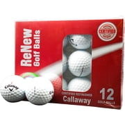 Callaway Chrome Soft White Refinished Golf Balls 12 Pack by GBM Golf   Premium Performance Golf Balls