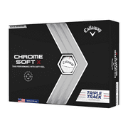 Callaway Golf 2022 Chrome Soft X Triple Track Golf Balls 12pk, White