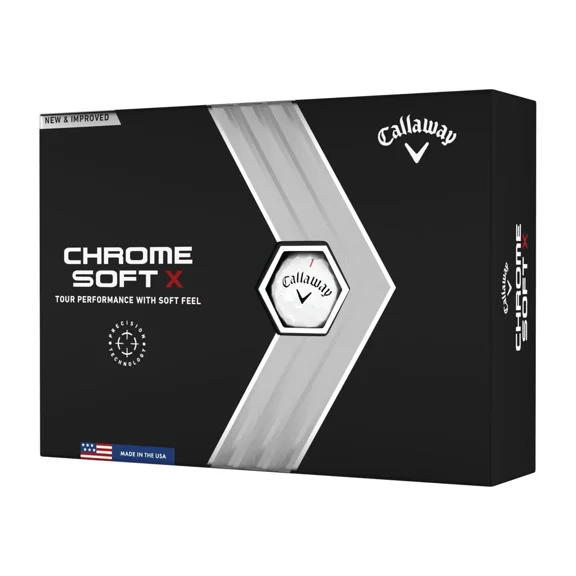 Callaway Chrome Soft X Golf Balls 12pk White