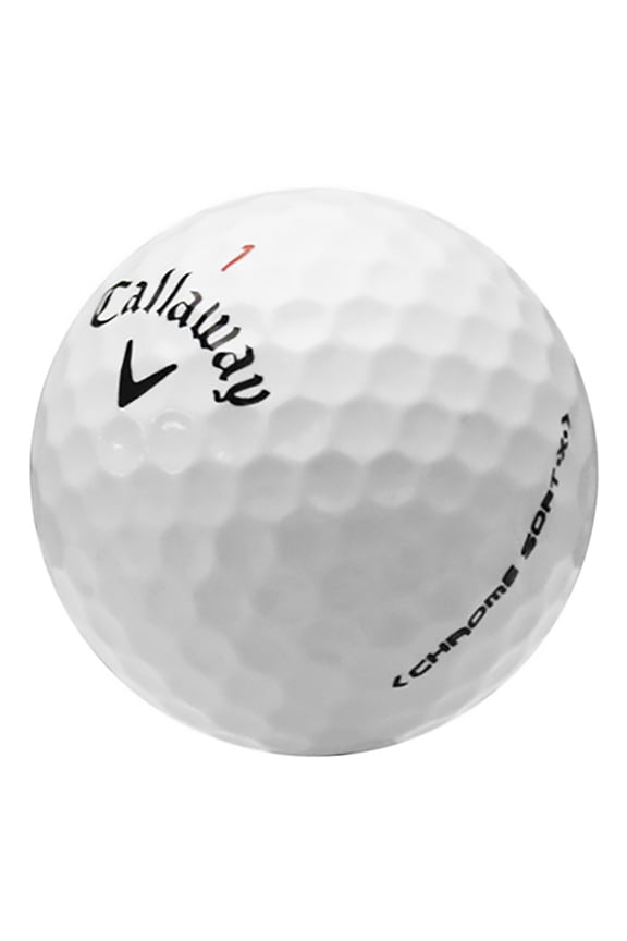 Callaway Chrome Soft X Golf Balls, Mint Refinished Quality, 12 Pack, White