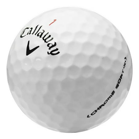 Callaway Chrome Soft X Golf Balls, Mint Refinished Quality, 50 Pack, White