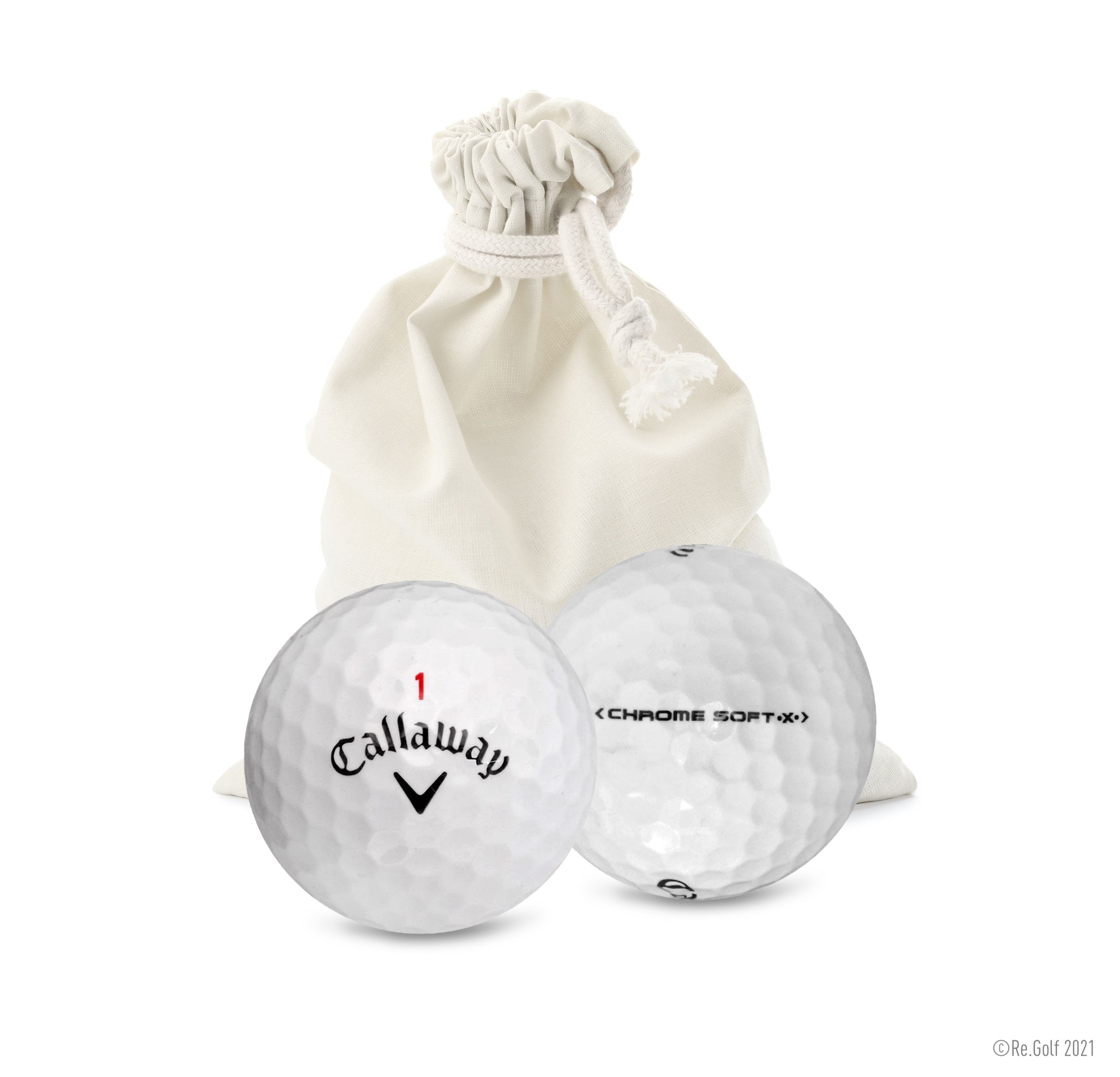 Callaway Chrome Soft X - Quantity 12 in Eco-Friendly Bag (Professionally Recycled)