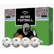 Callaway Golf 2024 Chrome Tour Truvis Retro Football Limited Edition Golf Balls 1dz