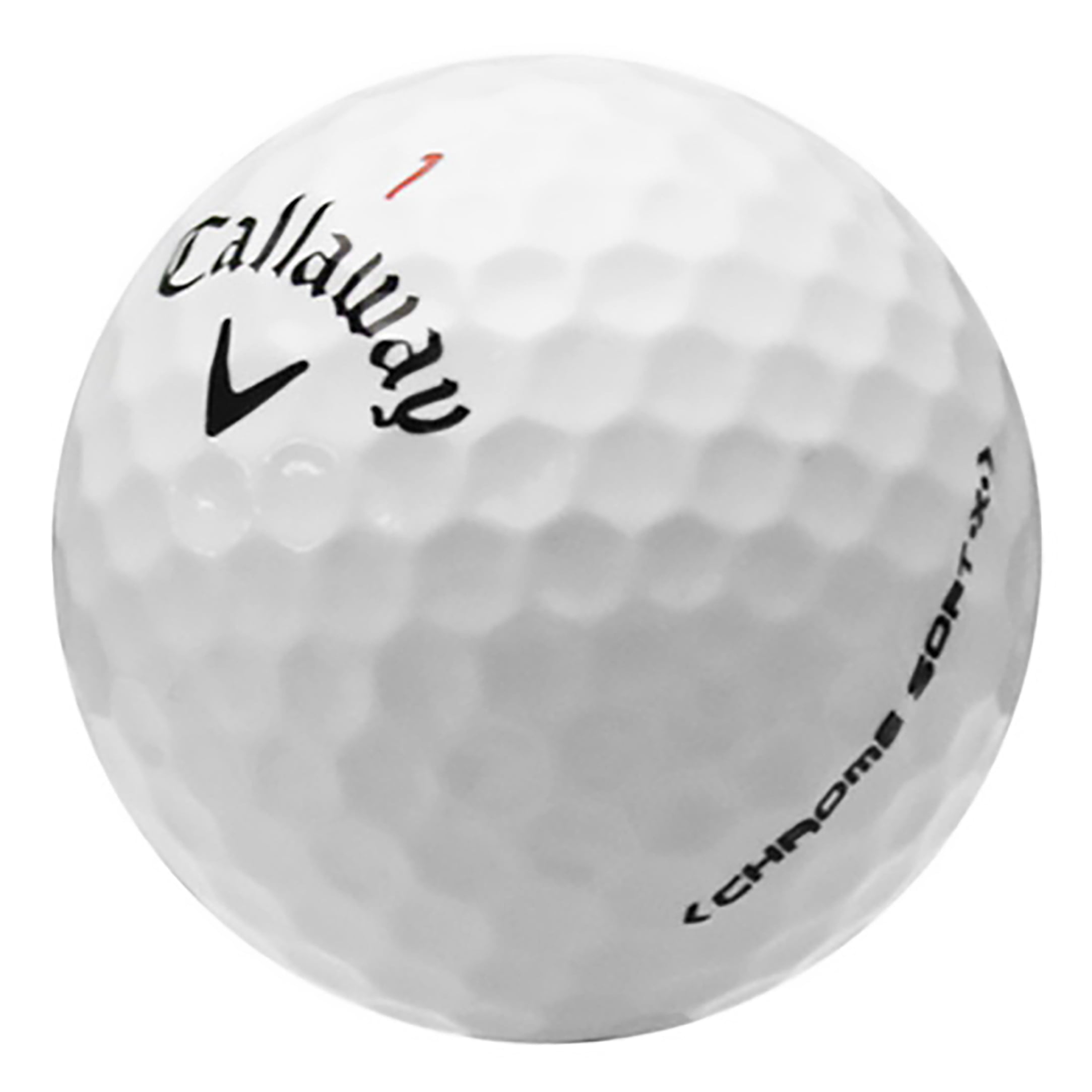 Callaway Chromesoft X, Golf Balls, Mint Refinished Quality, 36 Pack, White