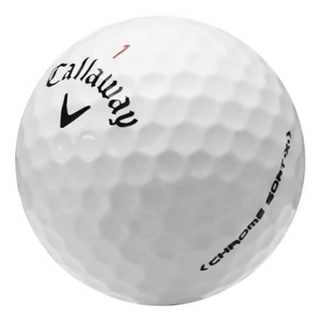 Callaway Chromesoft X, Golf Balls, Mint Refinished Quality, 36 Pack, White