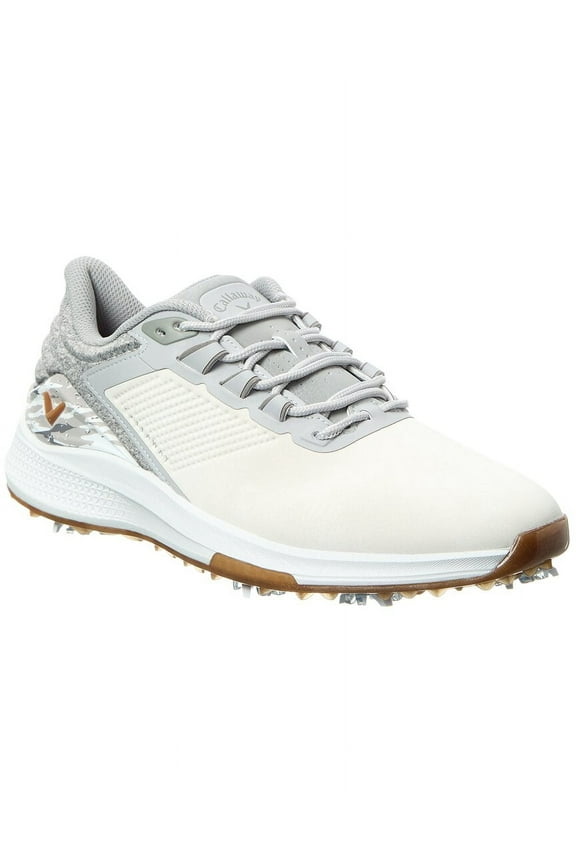 Coronado V4 Leather Golf Shoe, 9, White