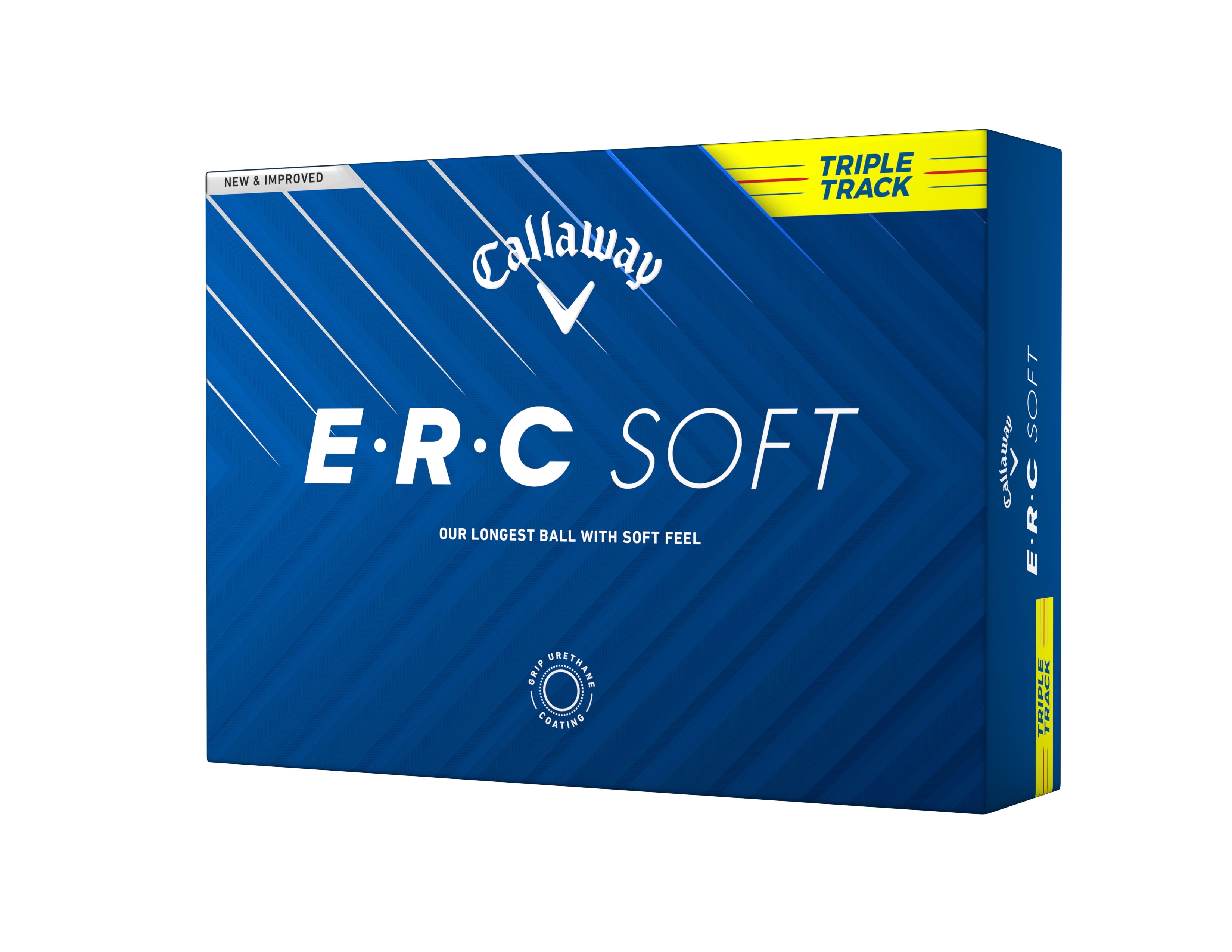 Callaway ERC Soft 2025 Triple Track Golf Balls 12pk, Yellow