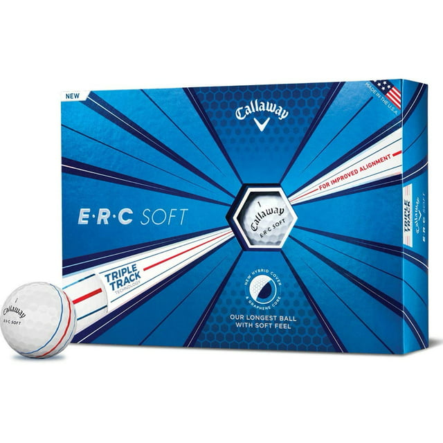 Callaway ERC Soft Golf Balls, White, 12 Pack