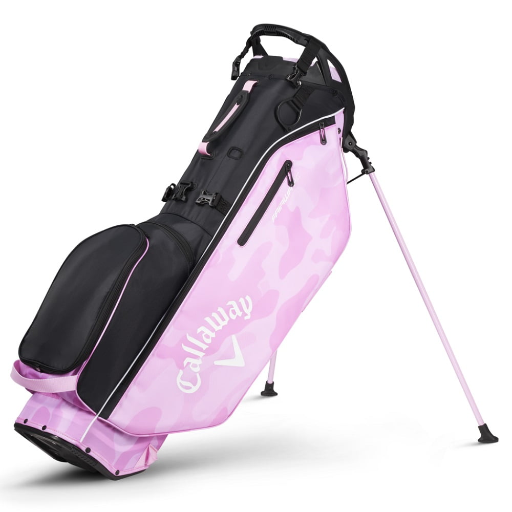 Callaway Fairway C Golf Club Stand Bag, Black and Pink Camo Callaway Fairway C Golf Club Stand Bag, Black and Pink Camo