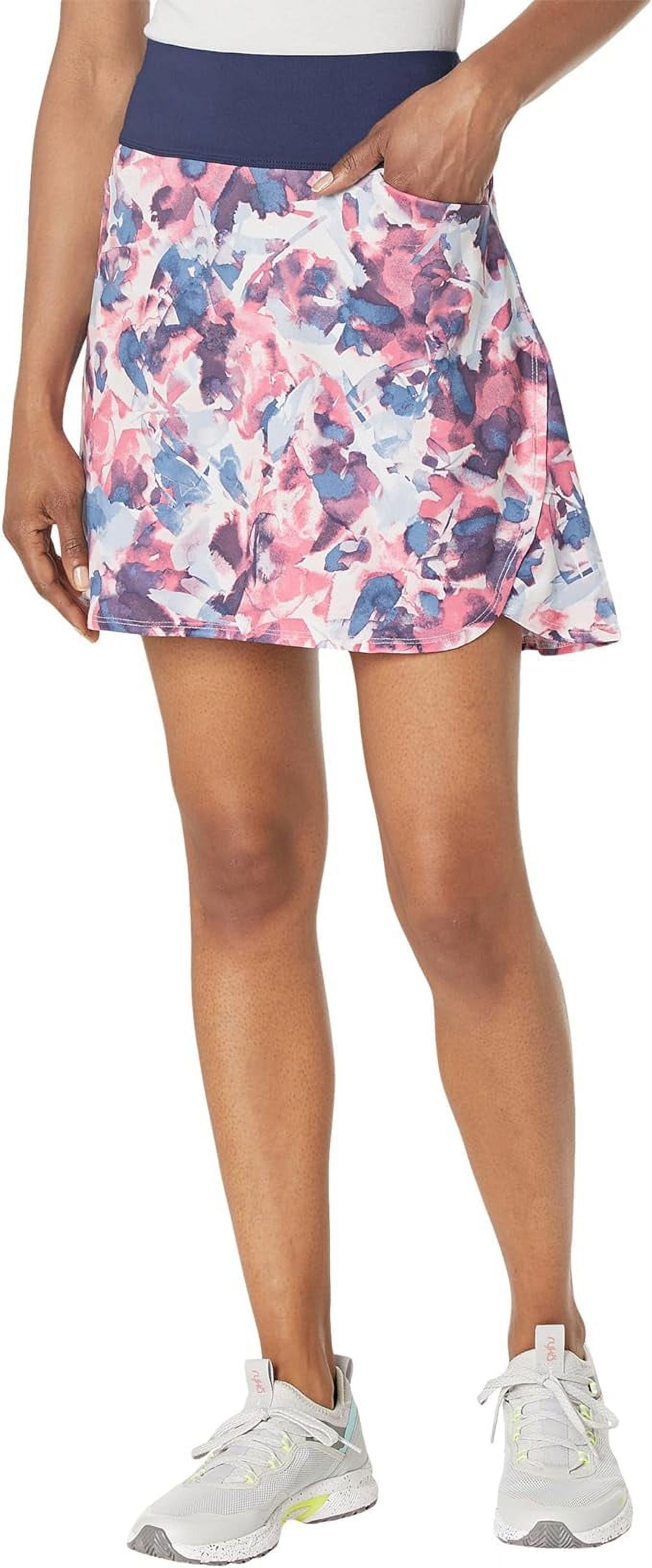 Callaway Floral Printed Skort with Back Flounce (Fruit Dove, Large ...