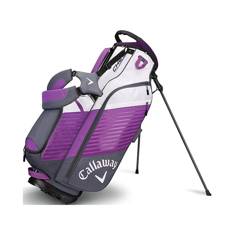 Callaway chev キャディバッグ Callaway Golf 2017 Chev Stand Bag-White/Red/Titanium