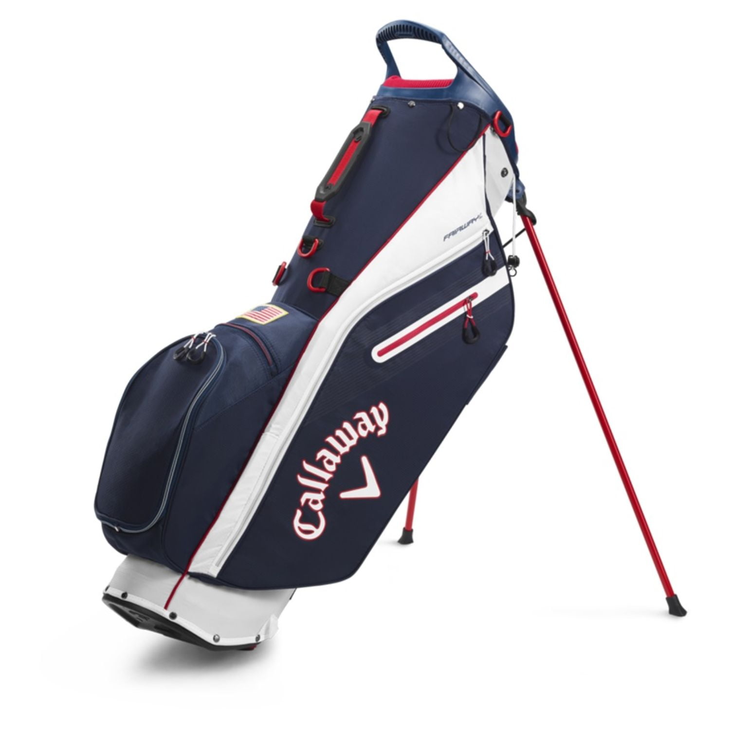 Callaway Golf 2020 Fairway C Slim Stand Bag-Silver-Blk-Cyan Callaway Golf 2020 Fairway C Slim Stand Bag-Silver-Blk-Cyan
