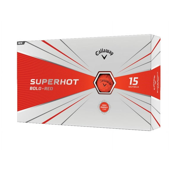 Callaway Golf 2020 SuperHot Bold Matte Golf Balls (Red)