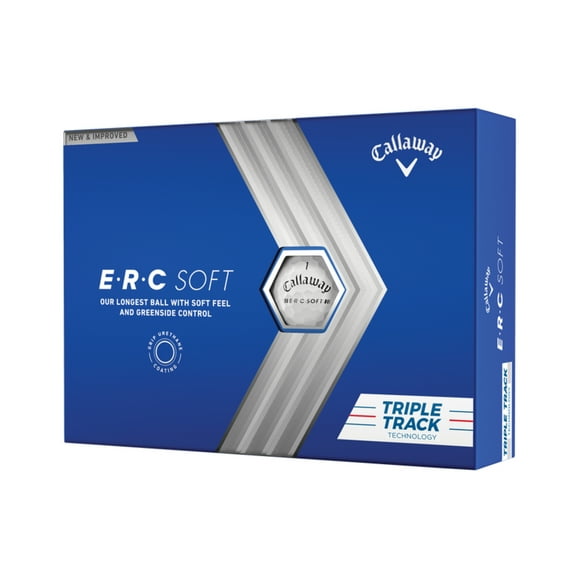 Callaway Golf 2023 ERC Soft Triple Track Golf Ball-White