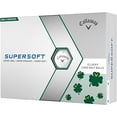 thumbnail image 1 of Callaway Golf 2023 SuperSoft Lucky Shamrock Golf Balls 12-pack, White, 1 of 3
