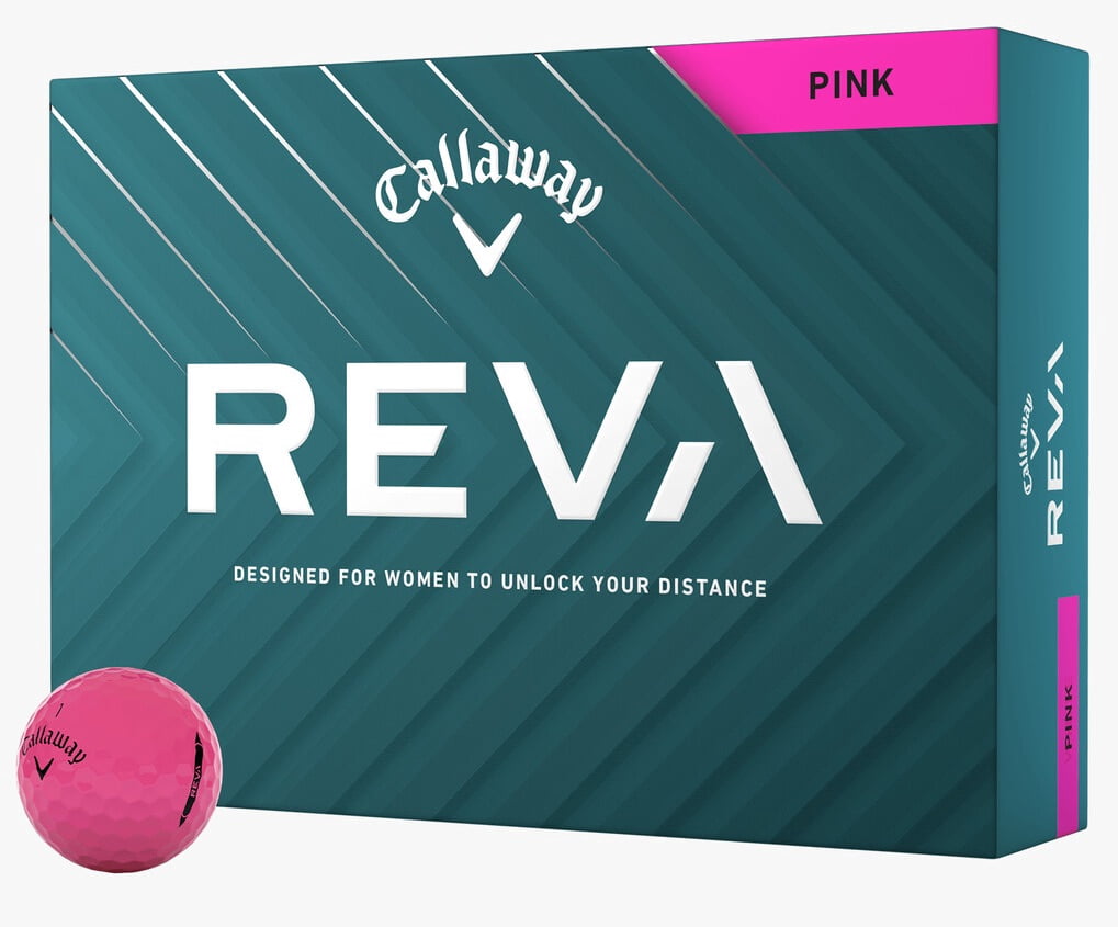 Callaway Golf 2025 Ladies Reva Golf Balls 1-Dozen [Pink]
