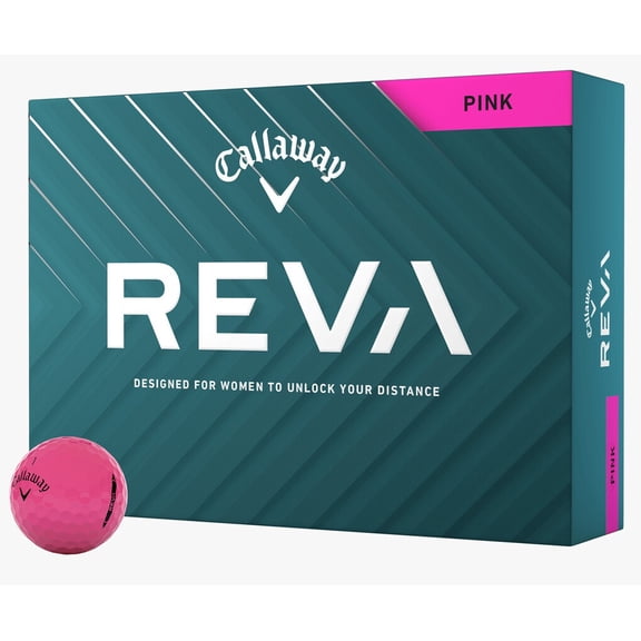 Callaway Golf 2025 Ladies Reva Golf Balls 1-Dozen [Pink]