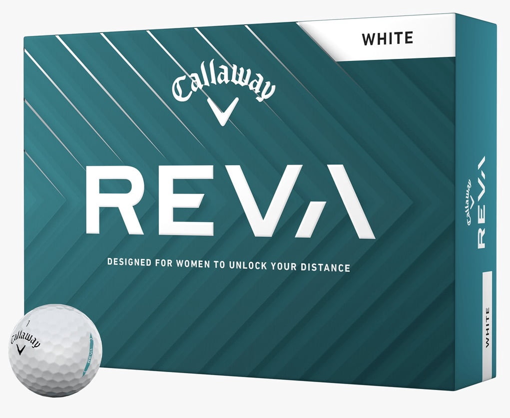 Callaway Golf 2025 Ladies Reva Golf Balls 1-Dozen [White]