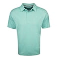 thumbnail image 1 of Callaway mens  Micro Floral Print Polo Shirt, XL, Green, 1 of 3
