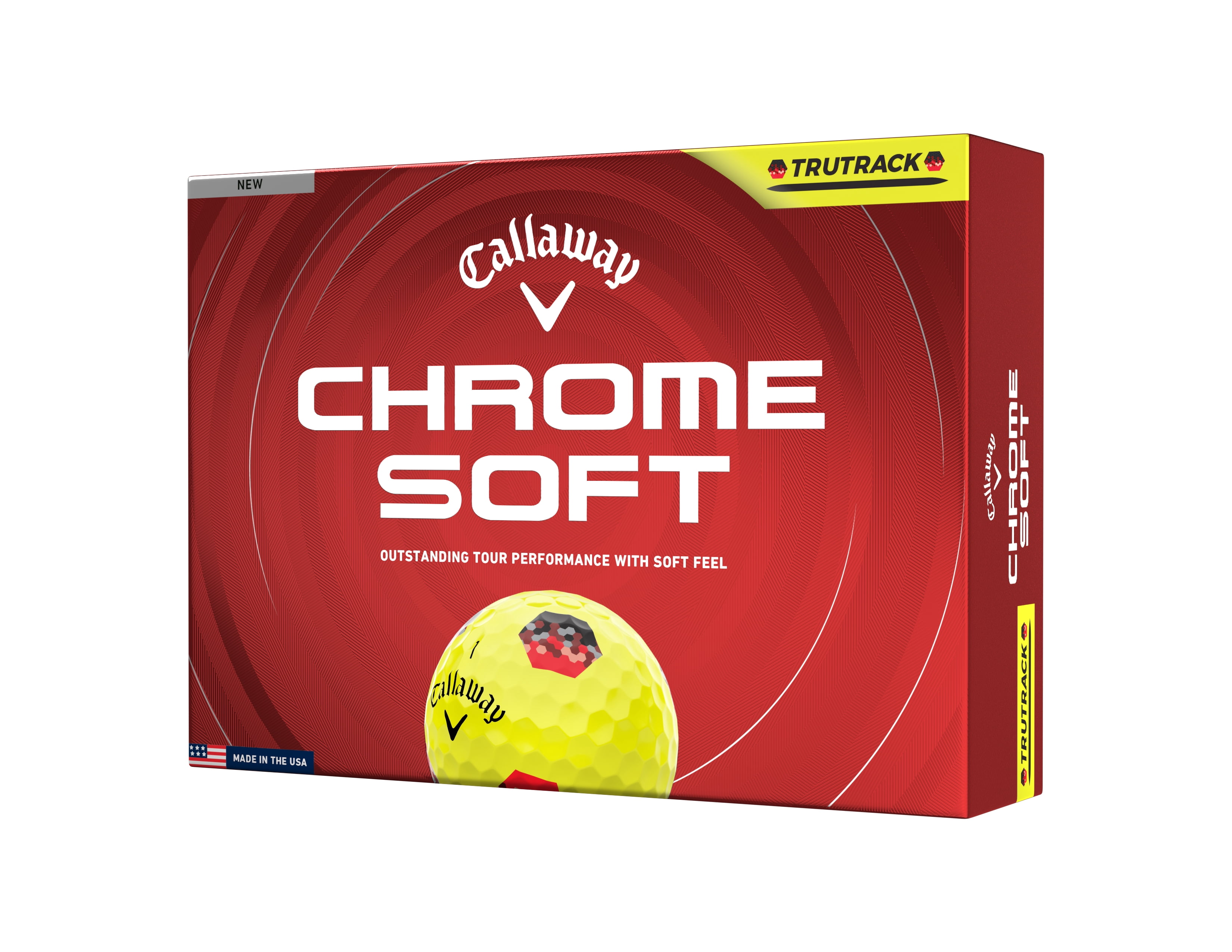 Callaway Golf Chrome Soft 26 - Yellow TruTrack 12 ball pk