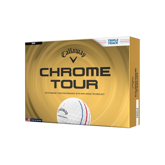 Callaway Golf Chrome Tour 26 - Triple Track White 12pk