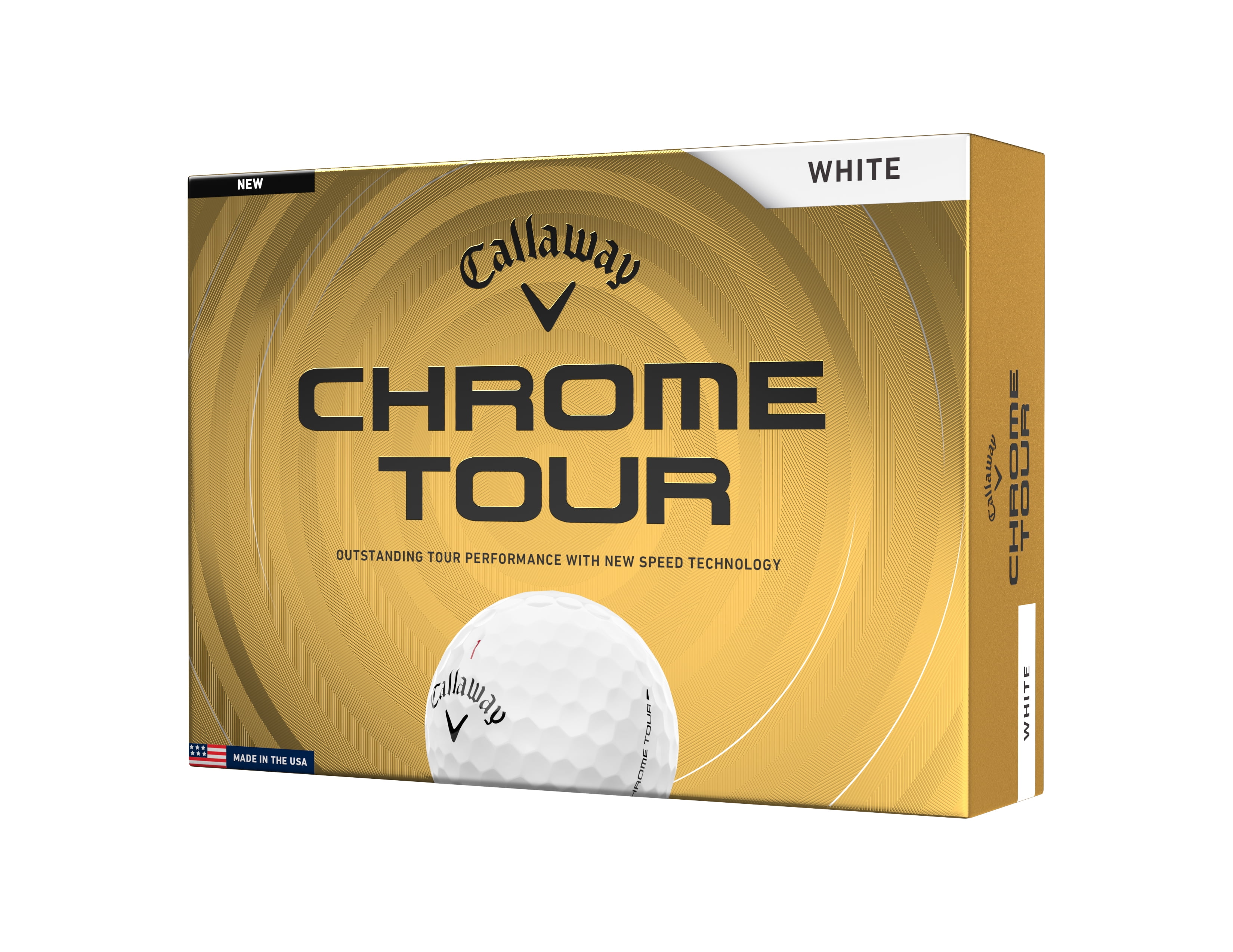 Callaway Golf Chrome Tour 26 - White 12 ball pk