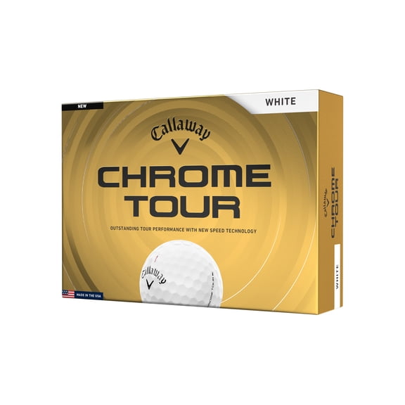 Callaway Golf Chrome Tour 26 - White 12 ball pk