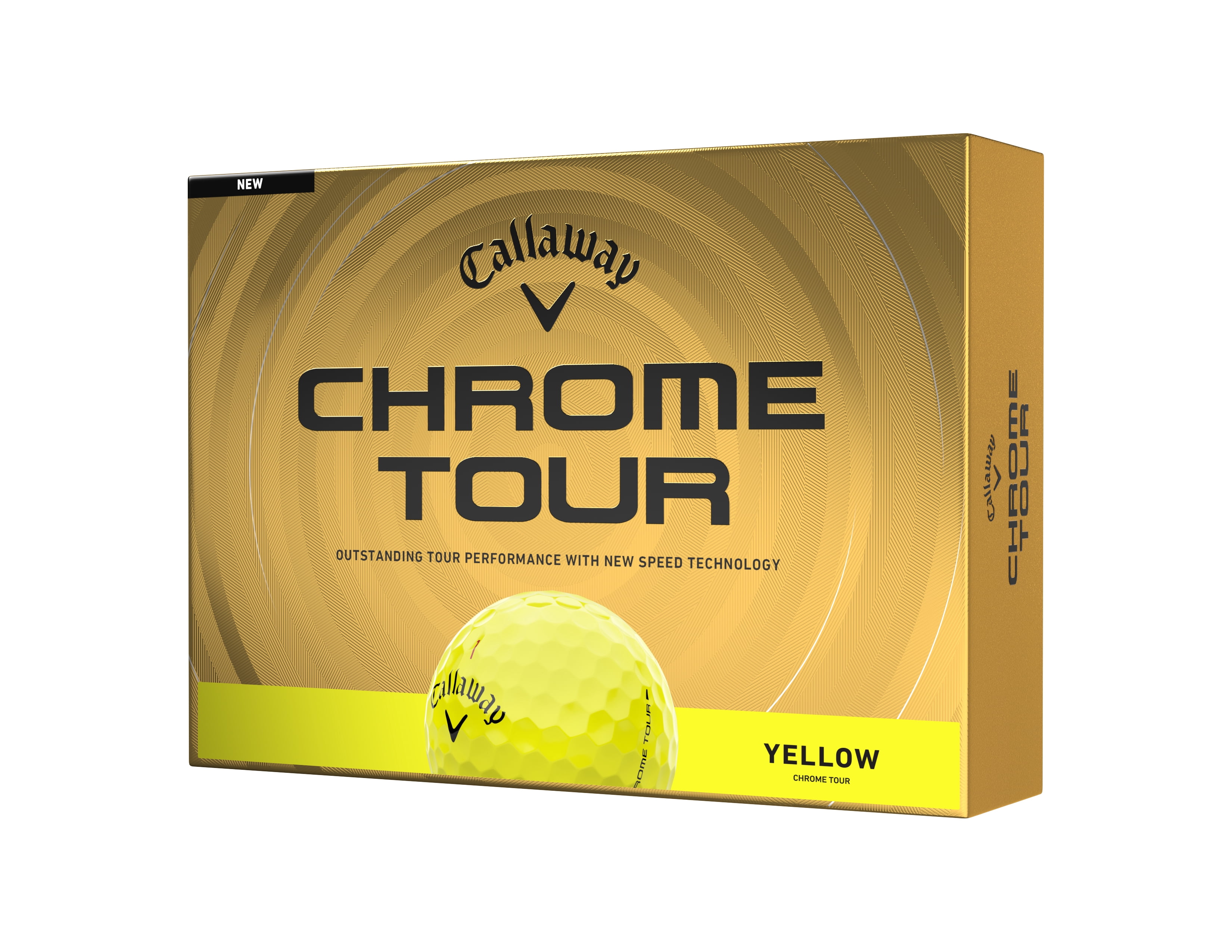 Callaway Golf Chrome Tour 26 - Yellow 12 ball pk