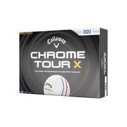 Callaway 2026 Chrome Tour X - Triple Track Golf Balls, 12pk, White