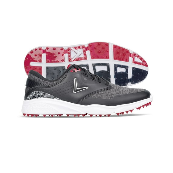 Callaway Golf Coronado v3 Spikeless Shoes Black/Red Size 9.5 Medium