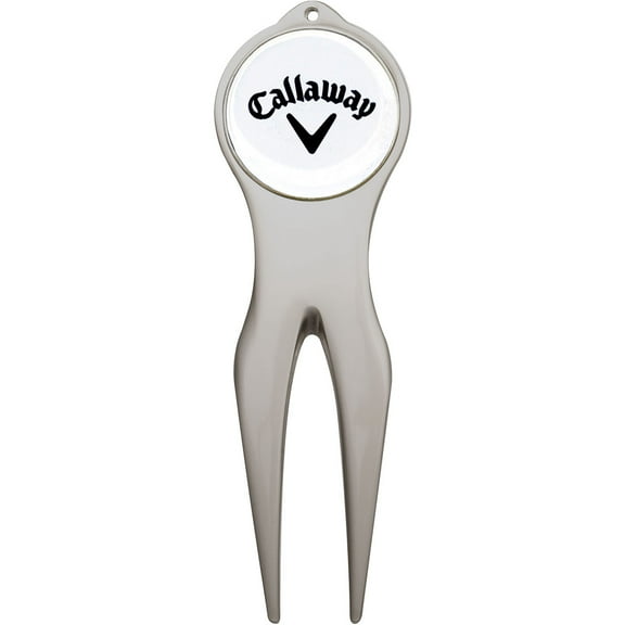 Callaway Golf Divot Repair Tool and Golf Ball Marker - Silver