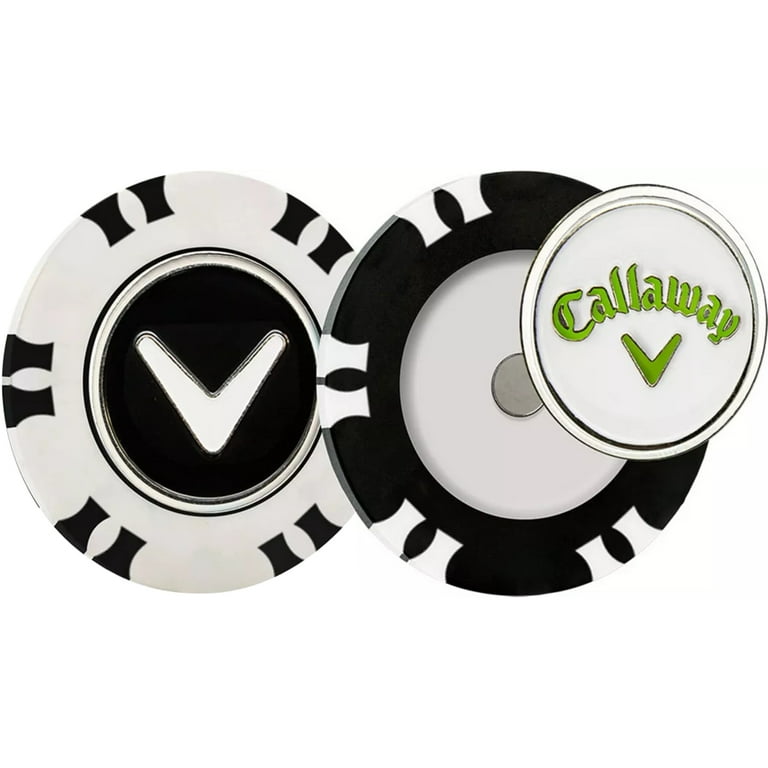 Callaway Golf Poker Golf Ball Marker - 2-Pack - Black/White Walmart.com