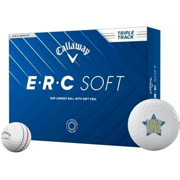Callaway Golf ERC Soft Triple Track  Logo Golf Balls - 2025 Model