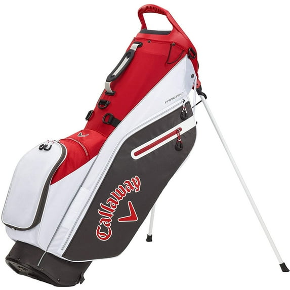 Callaway Golf Fairway C Stand Bag Charcoal White Red