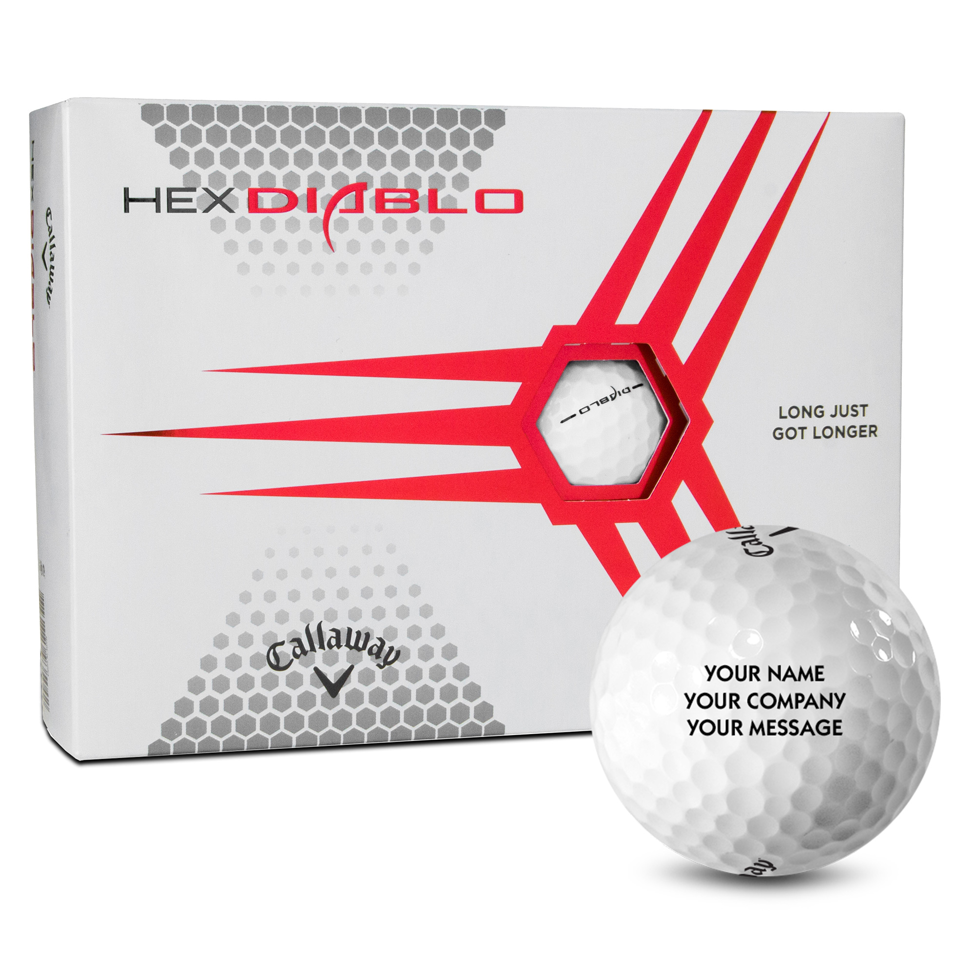 Callaway Golf HEX Diablo Personalized Golf Balls - image 1 of 3