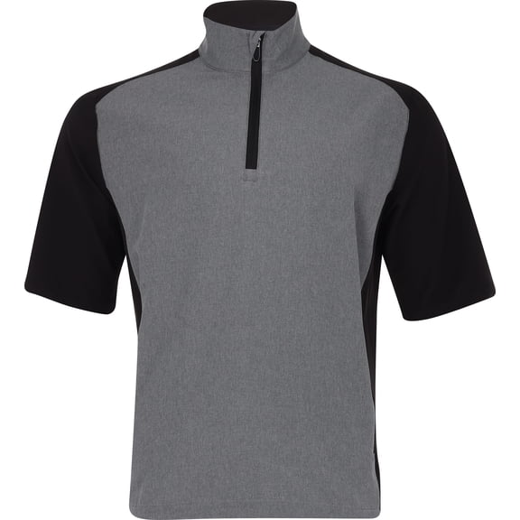Callaway SS 1/2 Zip Wind And Water Shirt Medium Grey Heather Outerwear Men L