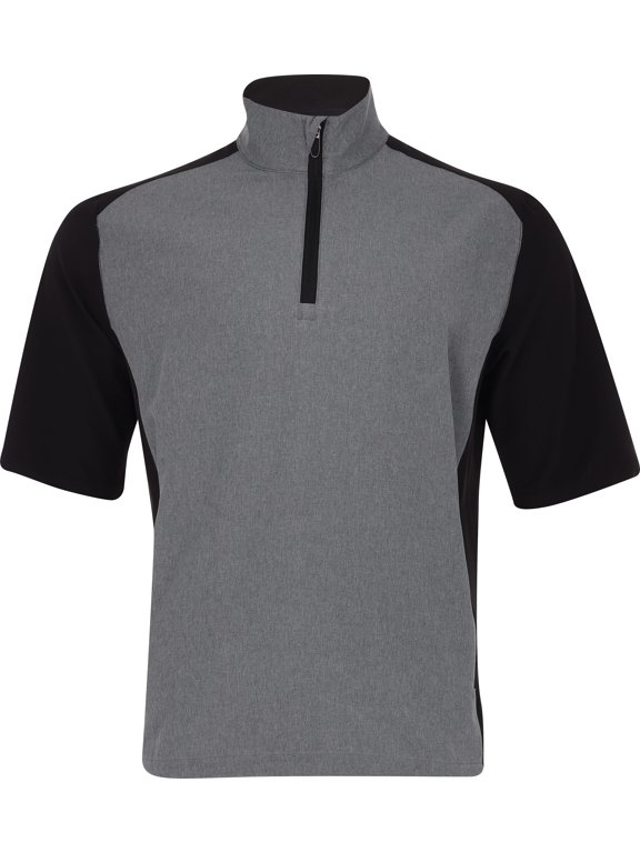 SS 1/2 Zip Wind And Water Shirt Medium Grey Heather Outerwear Men M