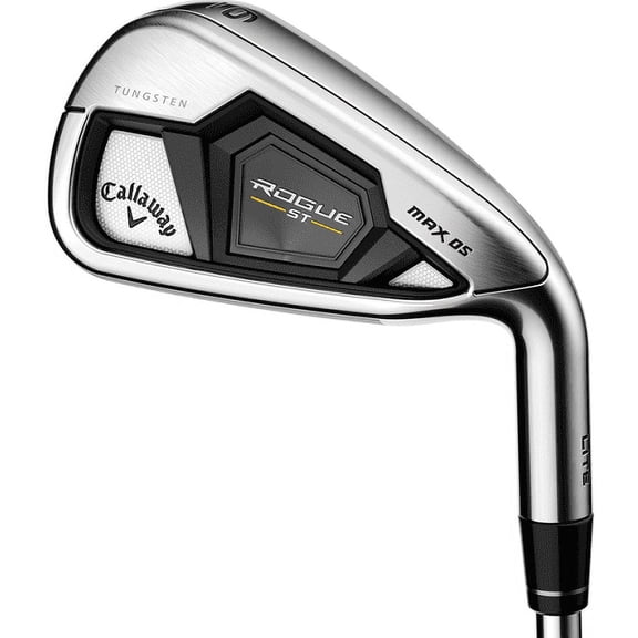 Callaway Golf LH Rogue ST Max OS Lite Irons 5-PW/AW Regular Flex [Project X Cypher Black 60] (Graphite) Left Handed