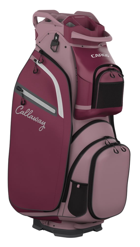 Callaway Golf Ladies Cargo Cart Bag Lilas Pink/Red Plum