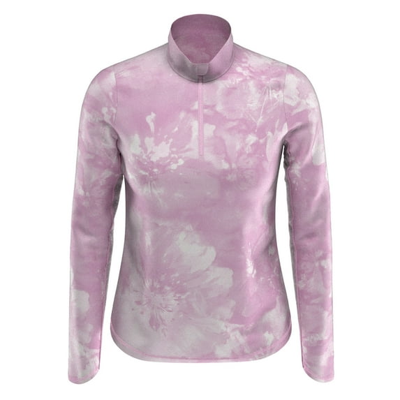 Callaway Golf Ladies Tie Dye Sun Protection Top Pastel Lavender XXL