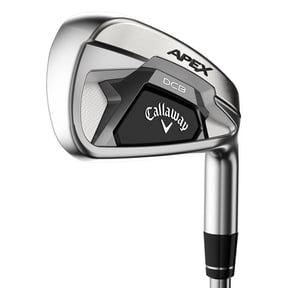 Callaway Golf Mens Apex DCB 2021 Irons (4-PW, AW) - Mamiya Recoil Dart 65 Senior - Right-Handed