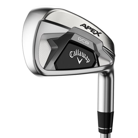 Callaway Golf Mens Apex DCB 2021 Irons (4-PW, AW) - Mamiya Recoil Dart 65 Senior - Right-Handed