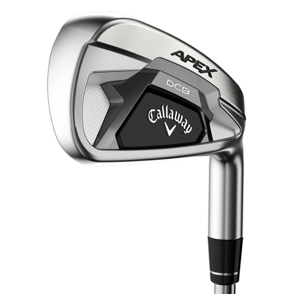 Callaway Golf Mens Apex DCB 2021 Irons (4-PW, AW) - Mamiya Recoil Dart 65 Senior - Right-Handed