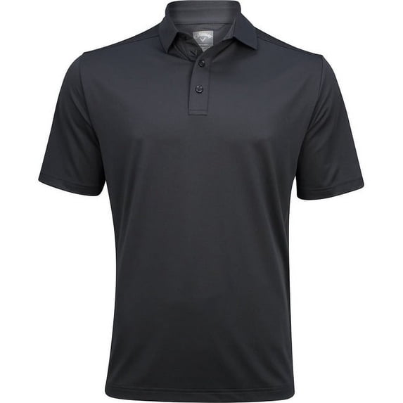 Callaway Golf Prior Generation Essential Micro Hex Solid Polo Asphalt Small